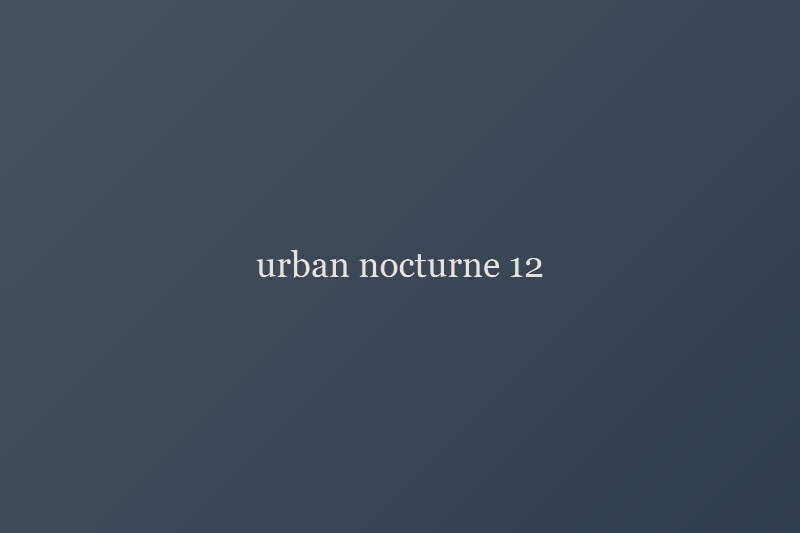 Last train departure at midnight